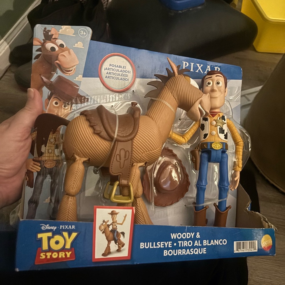 Toy Story Woody & Bullseye Playset — Disney Pixar, Brown